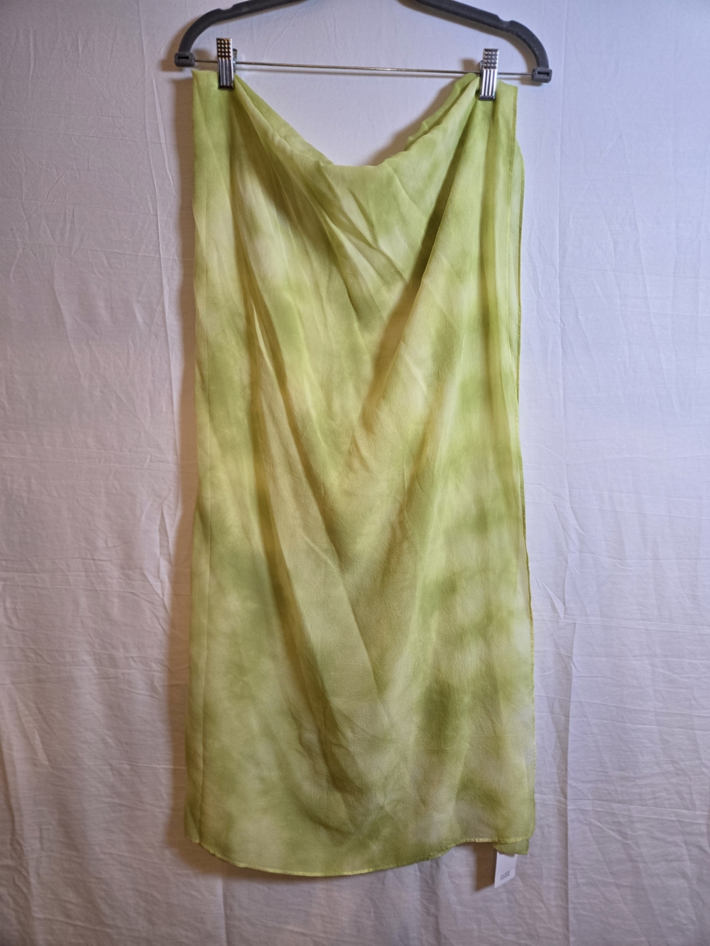 Eileen Fisher Lime Sheer Long Scarf Wrap - Picture 5 of 6